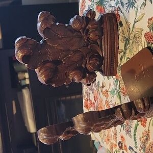 Elegant Brown Wooden Accents for Decor